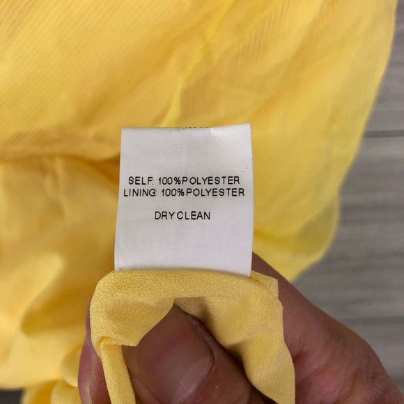 Ali & Jay Shift Casual Maxi Dress In Yellow Halter Top Size XS Extra Sma… - Picture 7 of 7